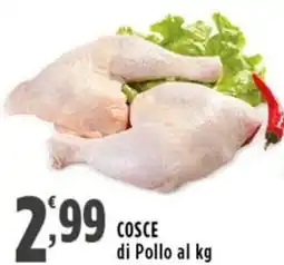 Rossotono Carrefour Cosce di Pollo offerta