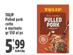 Rossotono Carrefour Tulip pulled pork cotto e marinato offerta