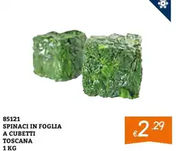 Zona Spinaci in foglia a cubetti Toscana offerta