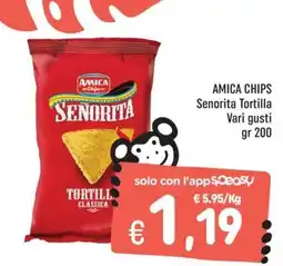 Rossotono Carrefour Amica chips Senorita Tortilla offerta