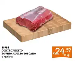 Zona Controfiletto bovino adulto toscano offerta