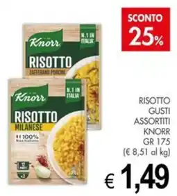 PrestoFresco Risotto gusti assortiti Knorr offerta