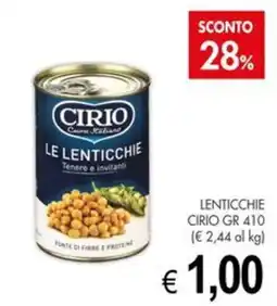 PrestoFresco Le lenticchie Cirio offerta