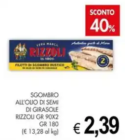 PrestoFresco Filetti di sgombro rustico Rizzoli offerta