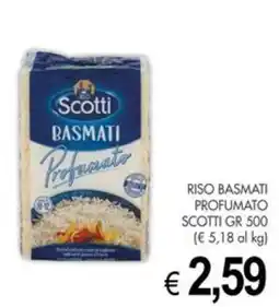 PrestoFresco Riso basmati profumato Scotti offerta