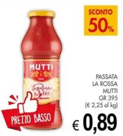 PrestoFresco Passata la Rossa Mutti offerta