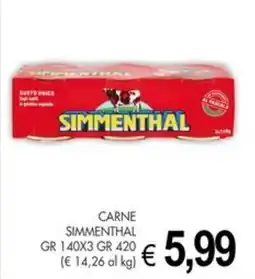 PrestoFresco Carne Simmenthal offerta