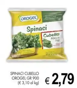 PrestoFresco Spinaci Cubello Orogel offerta