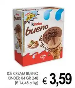 PrestoFresco Ice cream bueno Kinder offerta