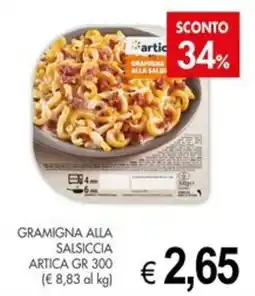 PrestoFresco Gramigna alla salsiccia Artica offerta