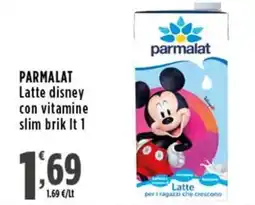 Rossotono Carrefour Parmalat Latte disney con vitamine offerta