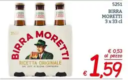 Zona Birra Moretti offerta