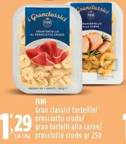 Rossotono Carrefour FINI Gran classici tortellini prosciutto crudo offerta