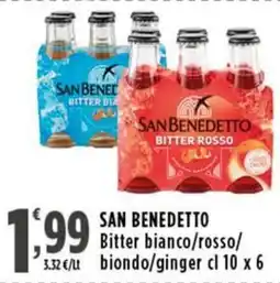 Rossotono Carrefour San Benedetto Bitter bianco/rosso/biondo/ginger offerta