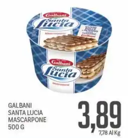 Supermercati Piccolo Galbani Santa Lucia Mascarpone offerta