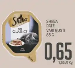 Supermercati Piccolo Sheba Paté Classics offerta