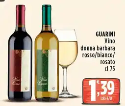 Rossotono Carrefour Guarini Vino donna barbara offerta