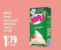 Rossotono Carrefour Panna senza grassi idrogenati classica Hoplā offerta