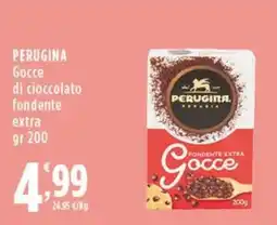 Rossotono Carrefour Perugina Gocce di cioccolato fondente extra offerta