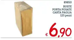 Zona Buste porta posate carta paglia offerta
