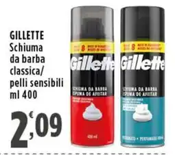 Rossotono Carrefour Gillette Schiuma da barba classica offerta