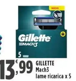 Rossotono Carrefour Gillette Mach3 offerta