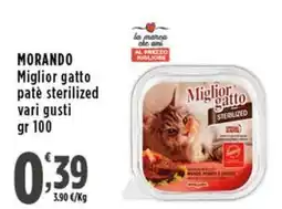 Rossotono Carrefour Morando Miglior gatto paté sterilized offerta