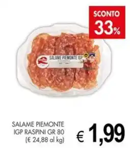 PrestoFresco Salame Piemonte IGP Raspini offerta