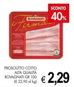 PrestoFresco Prosciutto Cotto Rovagnati offerta