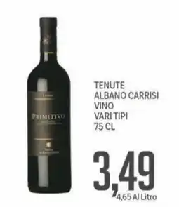 Supermercati Piccolo Primitivo offerta