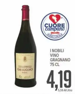 Supermercati Piccolo I nobili vino gragnano offerta