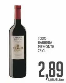 Supermercati Piccolo Toso Barbera offerta