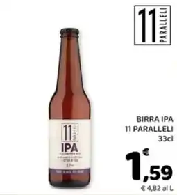 Conad Birra IPA 11 Paralleli offerta