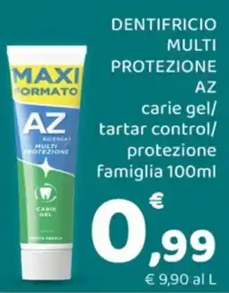Conad Dentifricio multi protezione AZ offerta