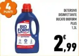 Conad Detersivo disinfettante bucato bioform plus offerta
