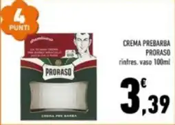 Conad Crema prebarba Proraso offerta