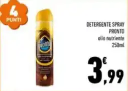 Conad Detergente spray pronto olio nutriente offerta