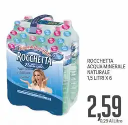 Supermercati Piccolo Rocchetta Acqua Minerale Naturale offerta