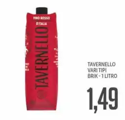 Supermercati Piccolo Tavernello vino rosso offerta