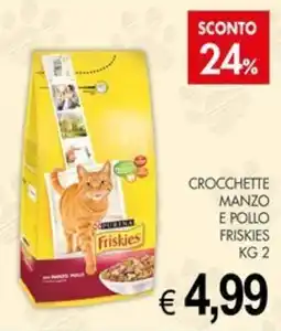 PrestoFresco Crocchette manzo e pollo Friskies offerta