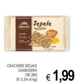 PrestoFresco Crackers segale galbusera offerta