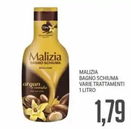 Supermercati Piccolo Malizia bagno schiuma offerta