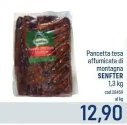 Talento Professional Store Pancetta tesa affumicata di montagna Senfter offerta
