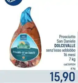 Talento Professional Store Prosciutto San Daniele Dolcevalle senz'osso addobbo offerta
