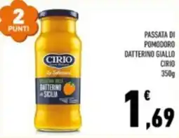 Conad Passata di pomodoro datterino giallo Cirio offerta