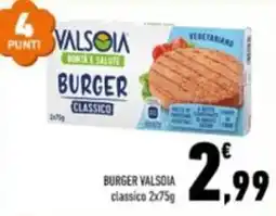 Conad Burger Valsoia classico offerta