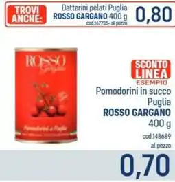 Talento Professional Store Pomodorini in succo Puglia Rosso Gargano offerta