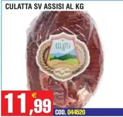 Immenso Cash Culatta sv assisi offerta