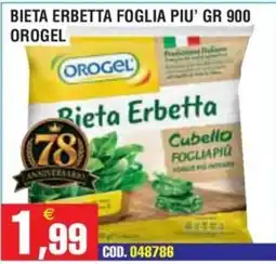Immenso Cash Bieta Erbetta Cubello Fogliapiù offerta