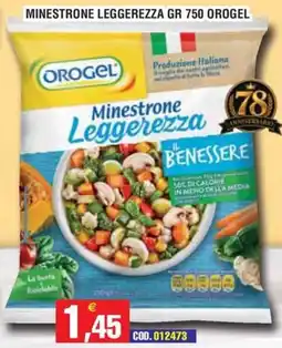 Immenso Cash Minestrone Leggerezza Orogel offerta